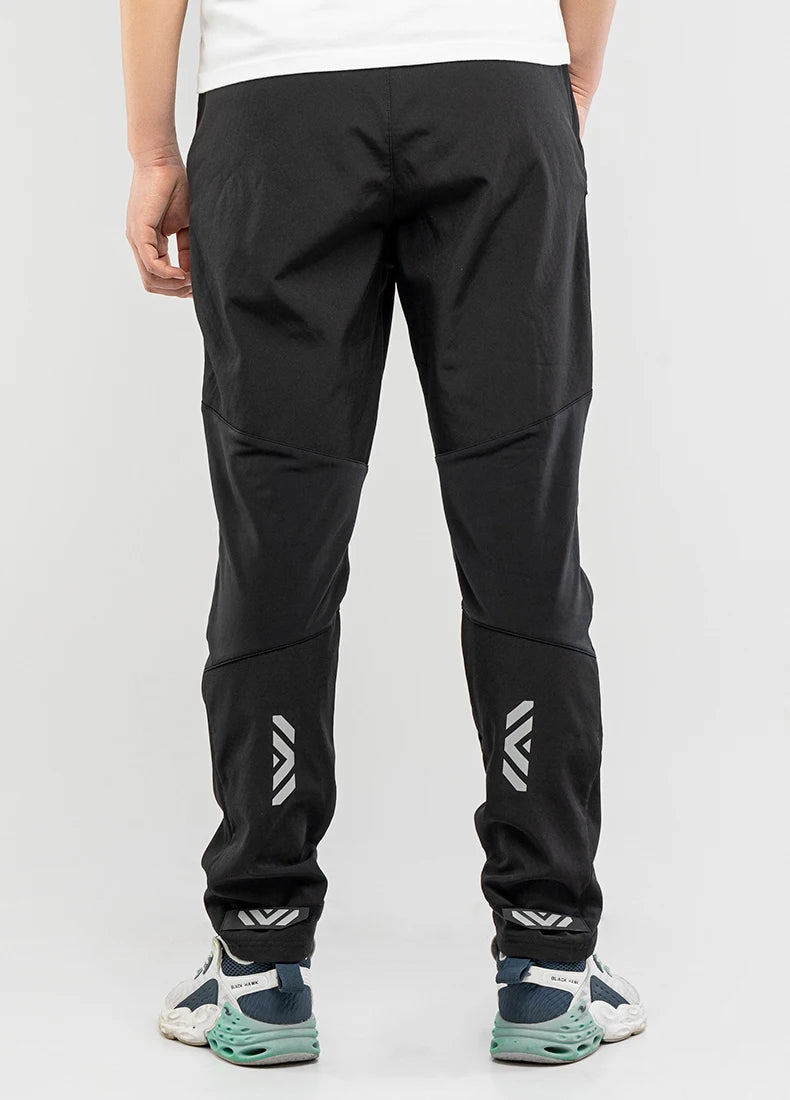 ROCKBROS Winter Cycling Pants Men Fleece Sport Reflective Trousers Keep Warm Thermal Bicycle Bike Mtb Pants Running Clothings