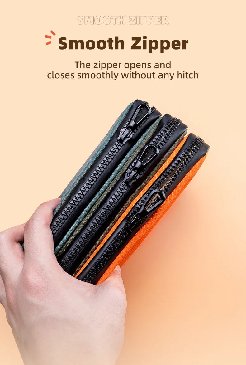 ROCKBROS Phone Bag Daily Use Small Size Lightweight Portable Multifunctional Hand Bag Zipper Storage Coins Wallet Commute Bag