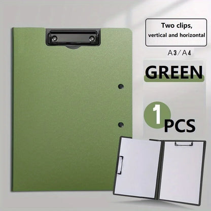 A4 File Folders, Documents Organizer, Clipboard Writing Cover, Paper Folder For Business & School, Stationery & Office Supplies