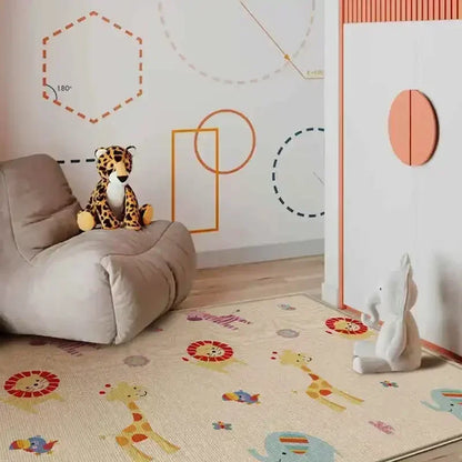 Large Size Foldable Baby Play Mat Double-sided Patterned Educational Children's Carpet Easy To Carry Baby Crawling Mat