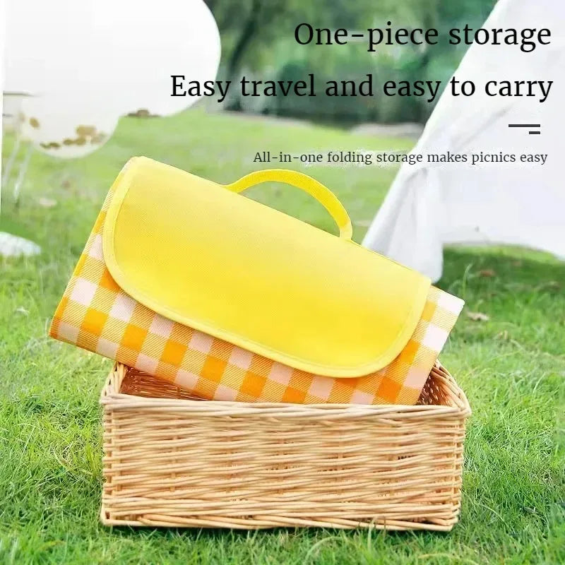New Picnic Mat Moisture-proof Mat Thickened Outdoor Picnic Camping Beach Tent Floor Mat Waterproof Lawn Mat Portable Outing