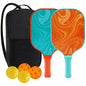 Pickleball Paddles USAPA Approved Set Rackets Honeycomb Core 4 Balls Portable Racquet Cover Carrying Bag Gift Kit Indoor Outdoor
