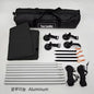 Manta Ray Car Side Awning Black Coating Tarp with Suction Cup Anchor Outdoor Camping Tourist SUV Tent Shade Waterproof Anti UV
