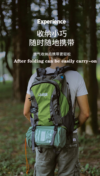 Outdoor Camping Sleeping Pad Inflatable Mattress with Pillow Ultralight Air Mat Built-in Inflator Pump Travel Hiking Camping mat