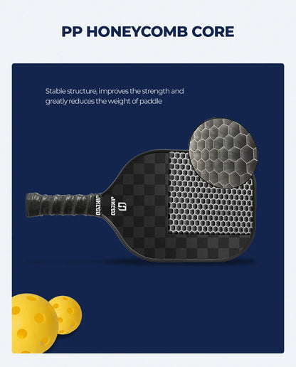 JIKEGO 18K Carbon Fiber Pickleball Paddle 2023 16mm Professional Pickle Ball Racket Racquet Men Women Child