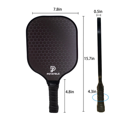Pickleball Paddles, Fiberglass Surface Pickleball Set,USAPA Approved Set  Portable Racquet Gift Kit Indoor and Outdoor Exercise