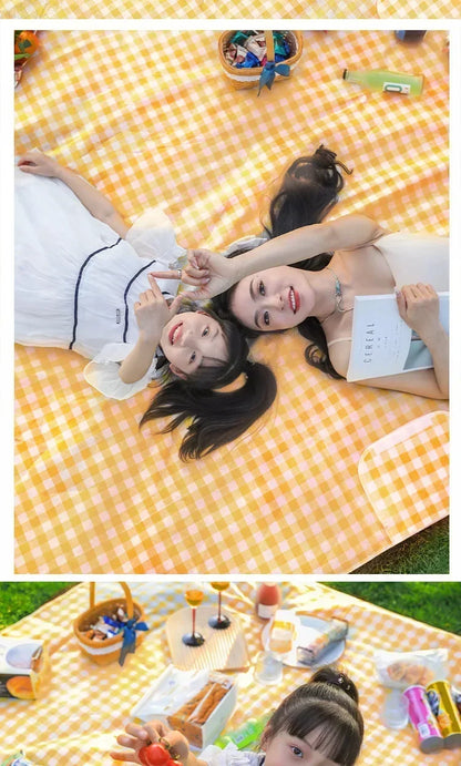 New Picnic Mat Moisture-proof Mat Thickened Outdoor Picnic Camping Beach Tent Floor Mat Waterproof Lawn Mat Portable Outing
