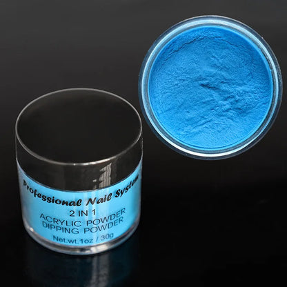 100g/Bag Neon Acrylic Powder 3in1 Phosphor Nail Dust Powder DIY Extending/Dipping Bulk Manicure Pigment FD-58nkhs