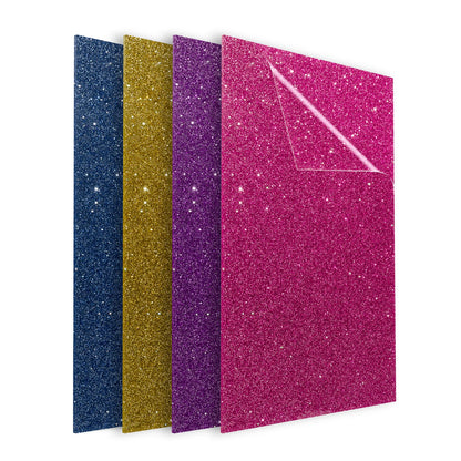 Double-sided Fine Glitter Acrylic Sheet Multi-color Available 3MM Thickness Acrylic Sheet Retail Home Decoration Plaque Material