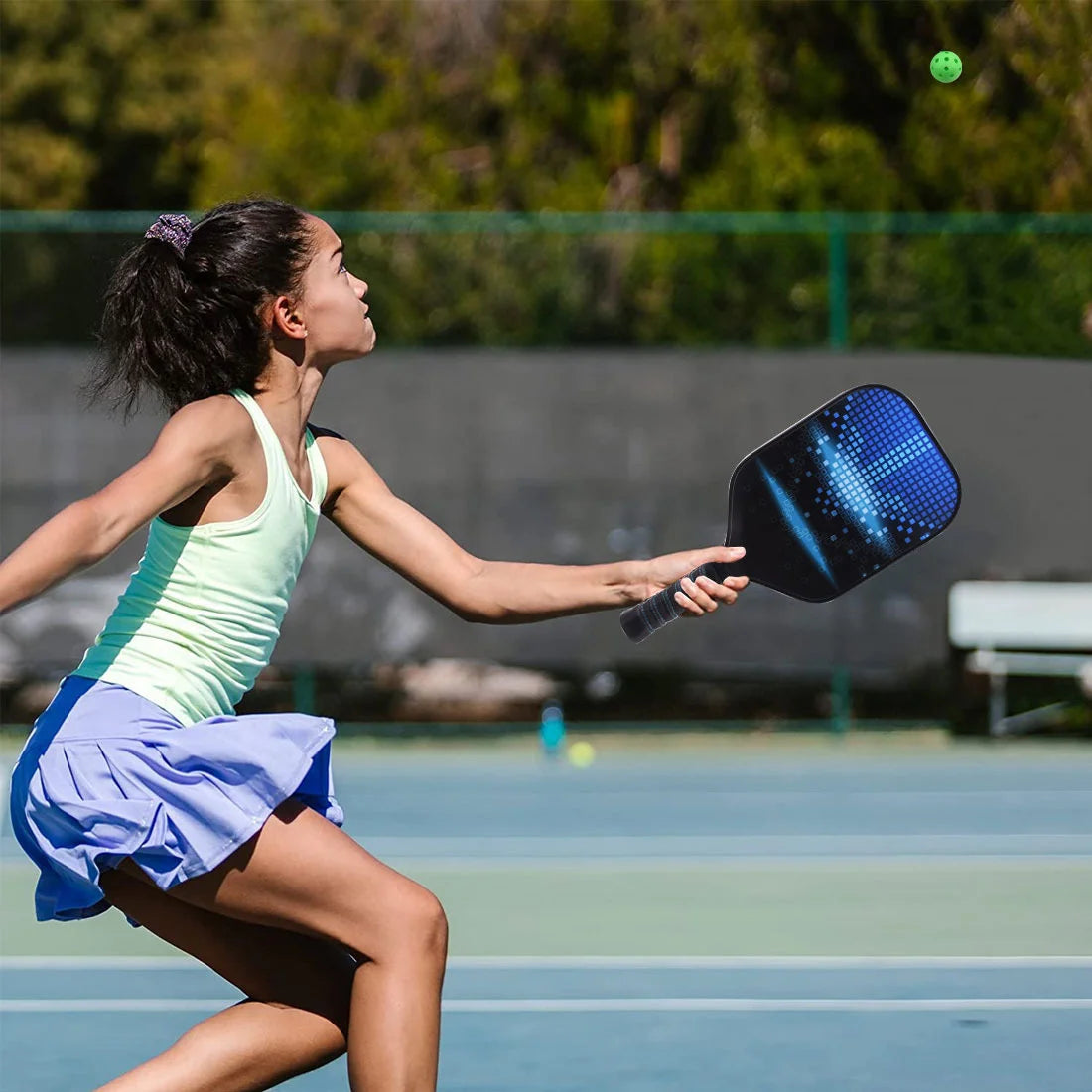 Pickleball Paddles USAPA Approved Set Rackets Honeycomb Core 4 Balls Portable Racquet Cover Carrying Bag Gift Kit Indoor Outdoor