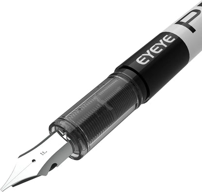 Disposable Fountain Pens, Straight Liquid Fountain Pens，for WritingQuick-Drying Ink Pen, Smooth-Writing Multicolor Art Supplies