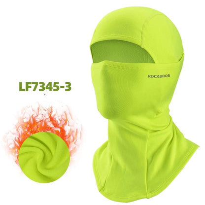 ROCKBROS Cycling Face Keep Warm Winter Climbing Hiking Fleece Thermal Windproof Balaclava Running Fishing Skiing Hat Headwear