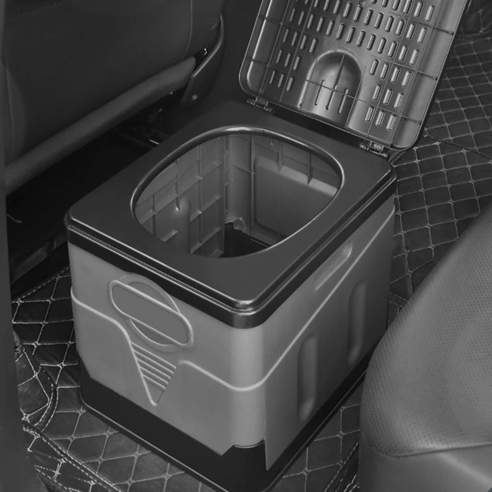 Plastic Portable Outdoor Toilet Tent Car Emergency Toilet with cover Travel Washable Camping Toilet Self-driving Picnic Seat