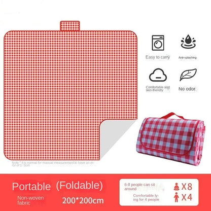 New Picnic Mat Moisture-proof Mat Thickened Outdoor Picnic Camping Beach Tent Floor Mat Waterproof Lawn Mat Portable Outing