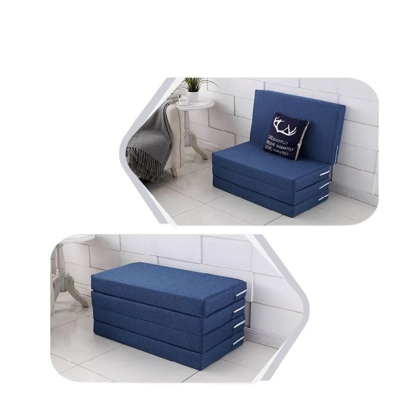 Sponge Folding Mat Floor Mat Afternoon Sleeping Mat Office Single Person Afternoon Rest Mat Japanese Lazy TatamiStudent