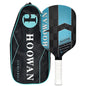 HOOWAN MASTER Pickleball Paddle Carbon Fiber 24K Rough Surface Thermoformed Pickleball Racket 16MM Edgeless EVA-Foamed Paddle