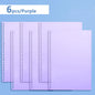 6 Sheets A4 B5 A5 30/26/20 Holes Transparent PP Loose-leaf Cover Index Divider Separator Notebook Accessory Stationery Useful