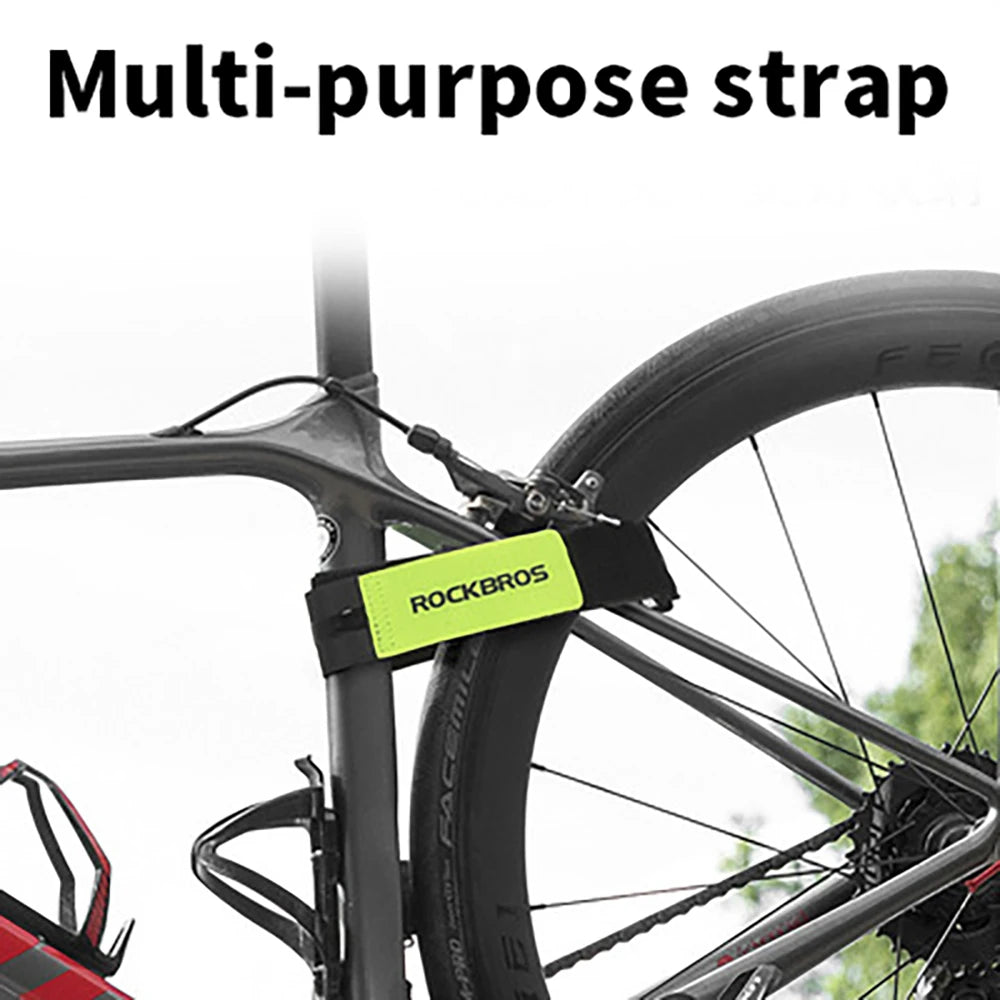 ROCKBROS Adjustable Luggage Outdoor Storage Accessories Convenient Multifunctional Strap Bicycle Tie Rope Anti-Slip