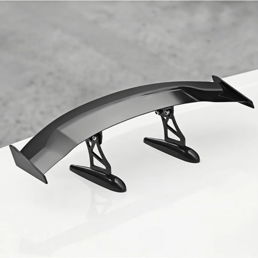 Carbon fiber rear spoiler upgrade for car appearance, modification of car tail wing, creative decoration of mini tail wing
