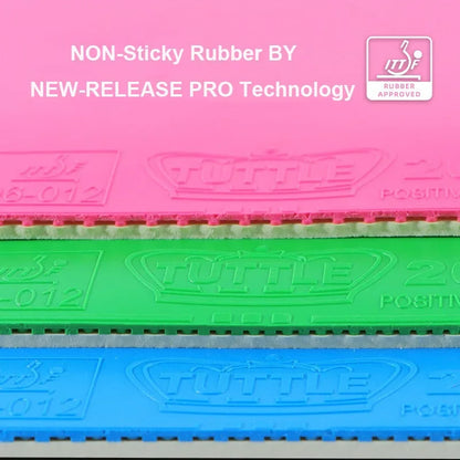 TUTTLE Positive Energy Table Tennis Rubber Pink Blue Green Purple Rubber ITTF Table Tennis Rubber Pingpong