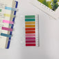 KindFuny 200 Sheets Morandi Index Tabs Bookmark Sticky Notes Notepad Kawaii Stationery School Office Supplies
