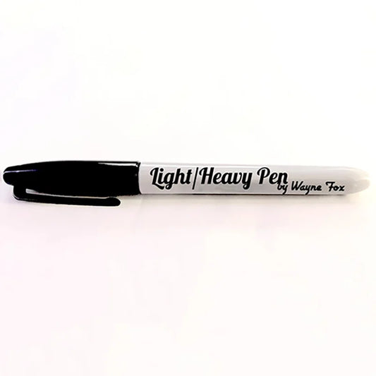 Light and Heavy Pen by Wayne Fox Magic Tricks Can't be Lifted Pen Magia Close up Street Illusions Gimmicks Mentalism Props Funny