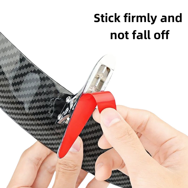 Carbon fiber rear spoiler upgrade for car appearance, modification of car tail wing, creative decoration of mini tail wing