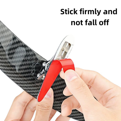 Carbon fiber rear spoiler upgrade for car appearance, modification of car tail wing, creative decoration of mini tail wing
