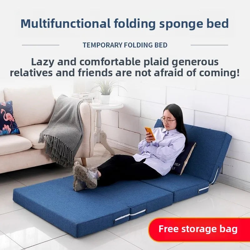Sponge Folding Mat Floor Mat Afternoon Sleeping Mat Office Single Person Afternoon Rest Mat Japanese Lazy TatamiStudent