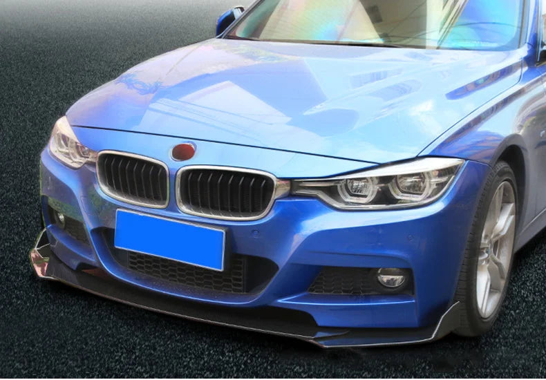 Car Universal Front Bumper Splitter Lip Spoiler Diffuser Body Kit Black Winglets Side Skirt Extension Protector Cars Accessories