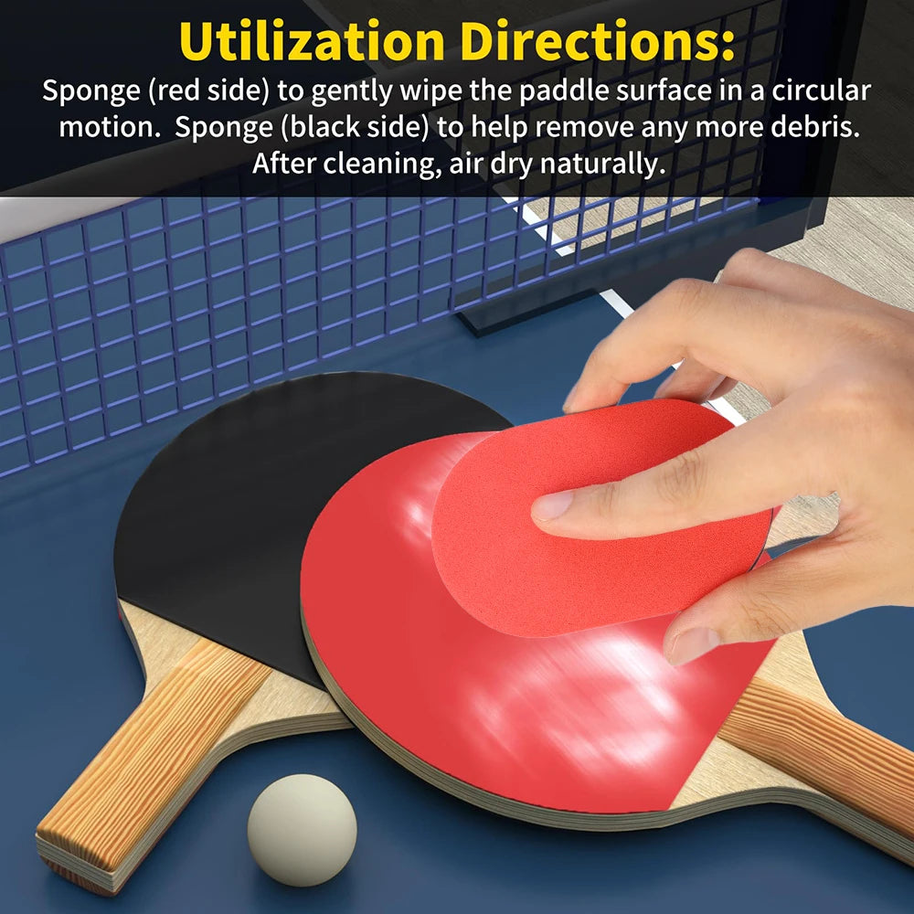 5/1pcs Table Tennis Cleaning Brush Rubber Sponge Eraser  Use Table Tennis Racket Cleaner Tennis Racket Care Accessories