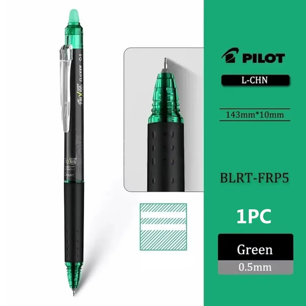 Japan Pilot Erasable Gel Pen BLRT-FRP5 New ST Tip Friction Erasable Colored Ink. 5mm School Cute Stationery Pens for Writing