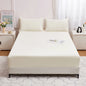 Waterproof Fitted Bed Sheet Comfortable Mattress Protector with Elastic Rubber Band Washable and Easy Care