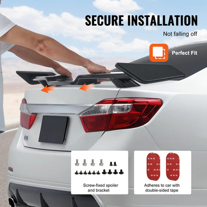 VEVOR GT Wing Car Spoiler Spoiler Compatible with 2018-2023 Camry High Strength ABS Material Baking Paint Car Rear Spoiler Wing