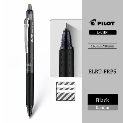 Japan Pilot Erasable Gel Pen BLRT-FRP5 New ST Tip Friction Erasable Colored Ink. 5mm School Cute Stationery Pens for Writing