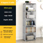 Multi-layer Simple Assembled Bookshelf Easy To Assemble Closet Storage Cabinet Portable Children's Sundries Shelf Save Space