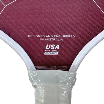 RUBY Pickleball Paddle Thermoformed Unibody Red 100% Kevlar Carbon Fibre 16MM Honeycomb Core Professional Pickleball Racket