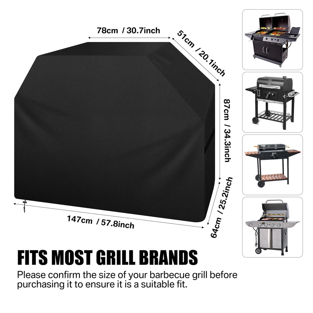 Outdoor Furniture Covers Waterproof Rain Snow Dust Wind-Proof Anti-UV Oxford Fabric For Garden Lawn Patio Table Chair Protection