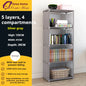Multi-layer Simple Assembled Bookshelf Easy To Assemble Closet Storage Cabinet Portable Children's Sundries Shelf Save Space