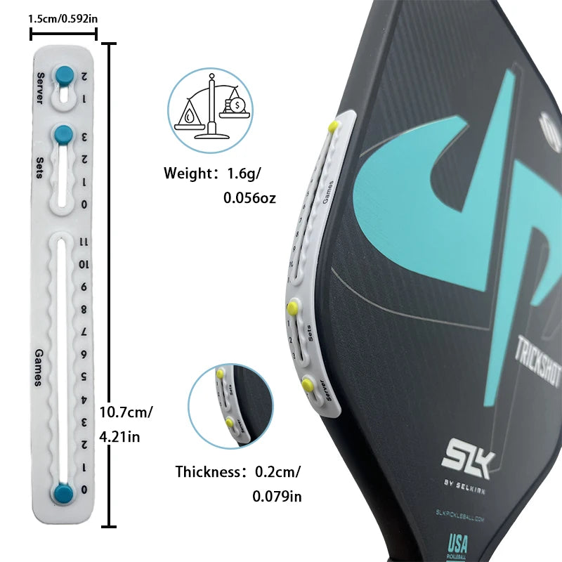 1PCS Racket Undergrip And Pickleball Scorekeeper Accessories Set Portable  for Padel/Beach Tennis Durable 2025 NEW