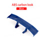 G Style Carbon Fiber Look Car Rear Spoiler Mini Wing Small Model Decoration Car Styling Black Blue Red White Grey