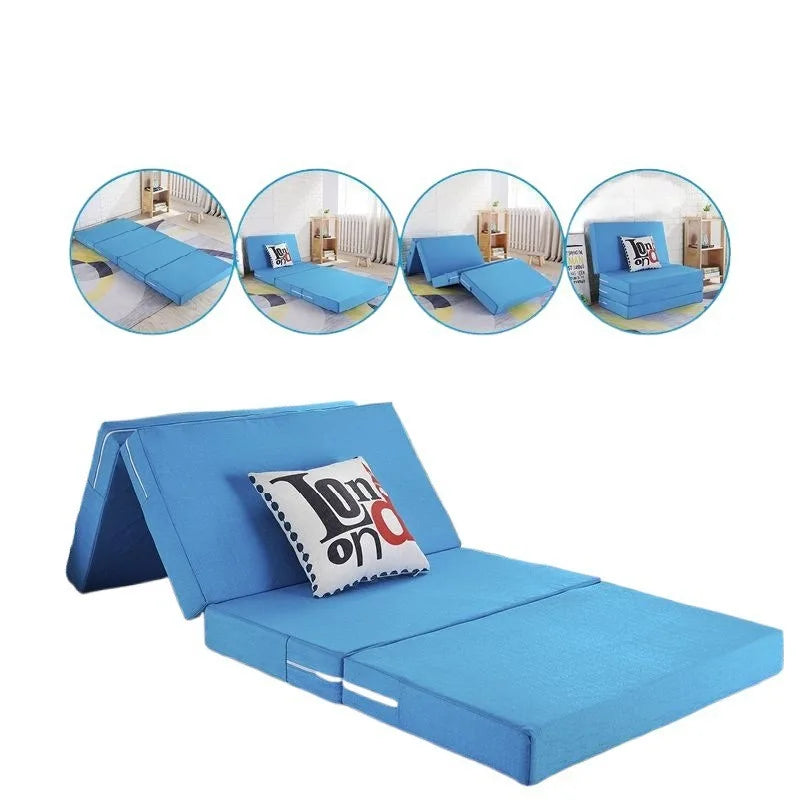 Sponge Folding Mat Floor Mat Afternoon Sleeping Mat Office Single Person Afternoon Rest Mat Japanese Lazy TatamiStudent