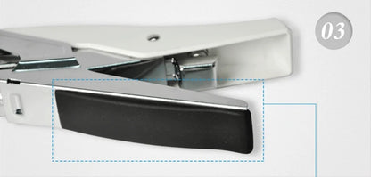 Deli 0329 Manual Plier Stapler Hand Hold Type Efforts Saving 20 Sheets 80g  Metal Stapler