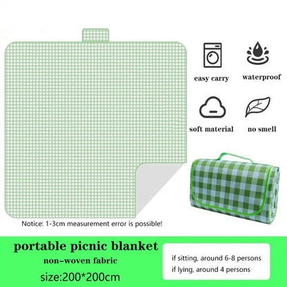 Foldable Picnic Mat Moisture-proof picnic set portable blanket picnic Sleep Pad Waterproof Oxford Cloth Picnic camping blanket