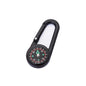 Mixed Colour Outdoor Camping Hiking Tactical Survival Mini Compass Carabiner Children's Toy Compass Small Gift