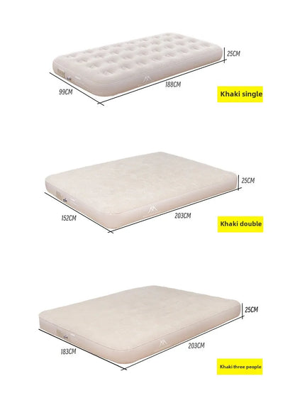 MOUNTAINHIKER Outdoor Inflatable Seating Mat Interior Air Mattress Mats Luxury Built-in Pump Thicken PVC Sleeping Bed Furniture