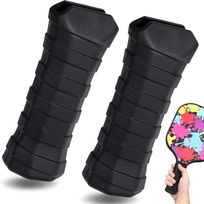 Pickball Racket Accessories Pickleball Paddle Grip Cover Reusable Universal Sized Silicone Anti slip Cover Comfortable