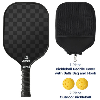 JIKEGO 18K Carbon Fiber Pickleball Paddle 2023 16mm Professional Pickle Ball Racket Racquet Men Women Child