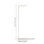 Scandinavian Modern Metal Valet Stand - Freestanding Multipurpose Suit Rack with Special Functions - Bedroom Clothing and Accessories