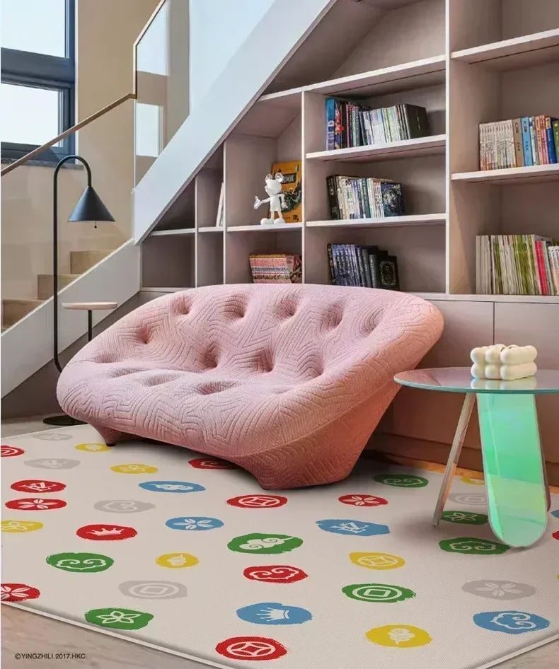 Large Size Foldable Baby Play Mat Double-sided Patterned Educational Children's Carpet Easy To Carry Baby Crawling Mat